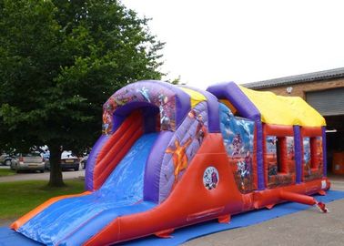 2 Część Assault Course Hero Inflatable Bouncy Obstacle Course Games Summer