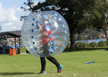 1.2m Średnica TPU / PVC Bubble Football, zabawki dmuchane na zewnątrz 0.8mm Bubble Soccer