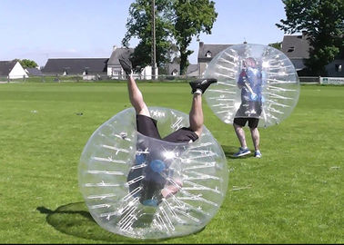 Zewnętrzne dmuchane zabawki Duży rozmiar Półkolorowy dorosłych zderzak Ball Nadmuchiwane Soccer Bubble Ball