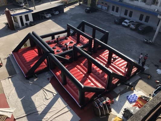 0.55mm PCV Nadmuchiwany Tor Przeszkód Na Zewnątrz Wodoodporny Bounce House