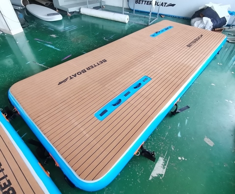 OEM nadmuchiwana pływająca platforma Water Play Jet Ski Dock Drop Stitch