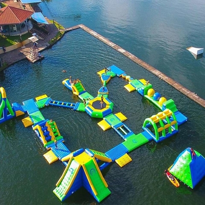 PCV Pływający nadmuchiwany park wodny Park wodny Pływający tor przeszkód Anty UV