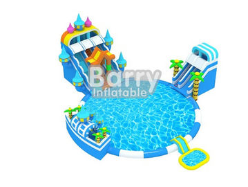 Giant Amazing Inflatable Water Park Equipment, Backyard Blow Up Water Park dla dzieci