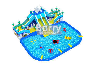 Bear Slide Nadmuchiwany park wodny Air Kids Nadmuchiwany plac zabaw z zabawkami na wodę