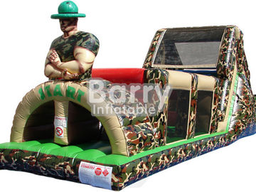 0.55 PVC Army Nadmuchiwane Tor przeszkód Military Tor przeszkód dla dorosłych