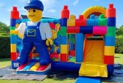 Park rozrywki Bounce House Gry Block Party Pucharowe Combo