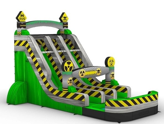 Tarpaulin Jungle Bouncy Castle z Slide Combo Slide Bounce House