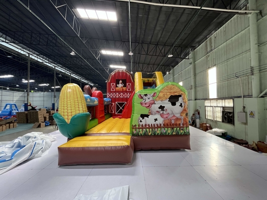 0.55mm PVC Komercyjny Skok Dom Skok krowy
