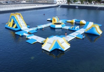 Wodotrzymały, nadmuchowy, zjeżdżalnia wodna Blow Up Water Park BS7837