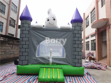 Odporny na płomienie 0,55 mm PVC Halloween Nadmuchiwane skoki zamków na festiwal
