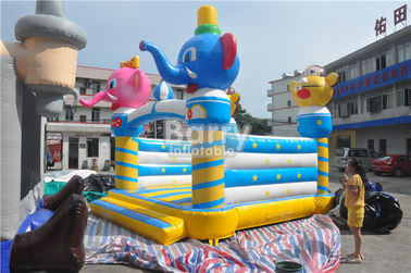 Handlowy Nadmuchiwane Bouncer Animal Elephant Space Moonwalk Dla Domu / Place zabaw