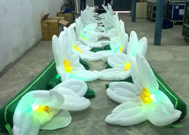 Giant Flower Dmuchane produkty reklamowe z diodami LED, nadmuchiwane dekoracje kwiatowe