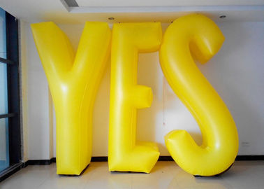 Zewnętrzne dmuchane produkty reklamowe 3d Oxford Cloth Giant Inflatable Letters Logo