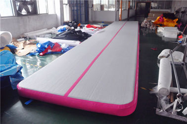Pink Small Blow Up Gimnastyka Mata, nadmuchiwane Tumble Track dla domu