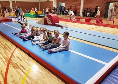 Outdoor Inflatable Air Track Mata gimnastyczna / nadmuchiwana mata odbijająca Spersonalizowane