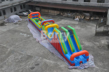 Długie 3 części Bouncy Castle Obstacle to sprzęt dla dorosłych i dzieci