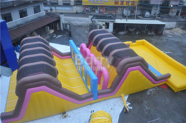 Niestandardowe rozrywki Amazing Adults Inflatable Przeszkoda z basenem