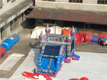 0.55mm plandeki PCV nadmuchiwane Bounce House Slide Combo dla dzieci