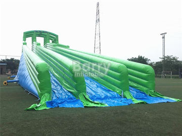 Trwała olbrzymia dmuchana zjeżdżalnia, zielona 10000ft Blow Up