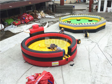 Profesjonalne dmuchane gry sportowe Rodeo Bull / Inflatable Bull Riding Ring