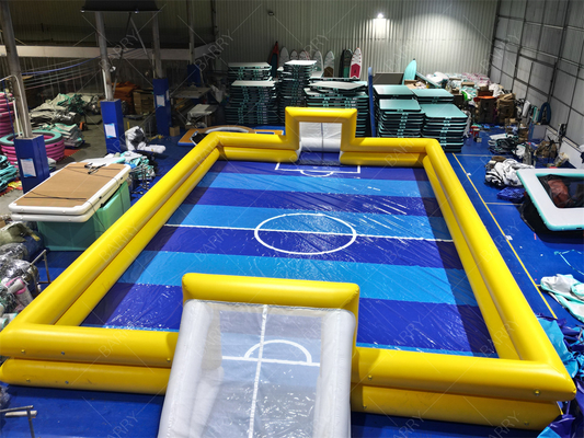Płaszcz piłkarski na nadmuch 20x10m Tarpaulin PVC z dmuchawką