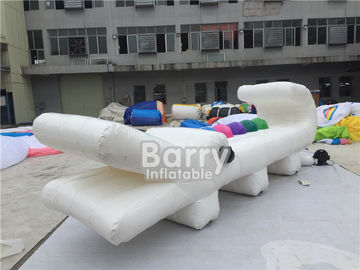 Outdoor Crocodile Inflatable Advertising Products / Niestandardowe nadmuchiwane reklamy świetlne w kolorze białym