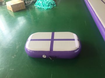 Professional Air Jumping Track Purple Inflatable Air Board Air Block do gimnastyki