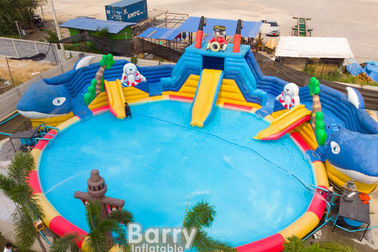 Handlowy park wodny z dmuchanym placem zabaw Park handlowy z dmuchawą
