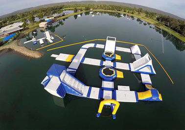 Niesamowite dzieci Gigantyczny dmuchany park wodny na morze / ocean 17x8m Customzied