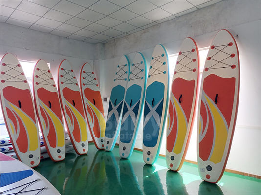 Dwuwarstwowy ścieg ściegowy Stand Up Paddle Board nadmuchiwany 320 * 76 * 15 cm