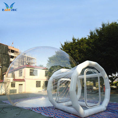 1mm PVC Outdoor Tunel Clear Bubble Namiot kempingowy w kształcie kopuły