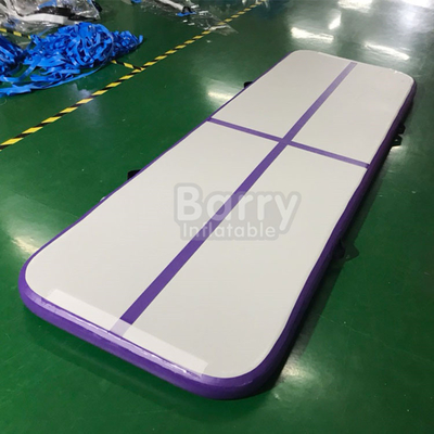 Profesjonalny fioletowy kolor 3x1m nadmuchiwane maty gimnastyczne Tumbling Air Track