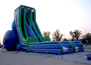 Dostosowane 0.55mm PVC Fire Resistant poza duży nadmuchiwane wypożyczalnia slajdów