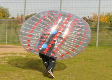 PVC / TPU Outdoor Nadmuchiwane Zabawki, Nadmuchiwane Ciało Bubble Ball Soccer