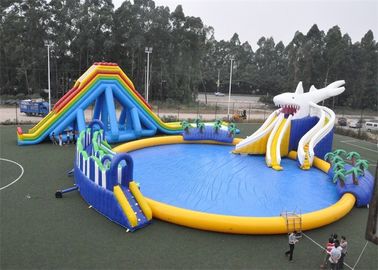 Rozrywka Blow Up Games Ultimate Inflatable Water Park / Water Toys For Lake
