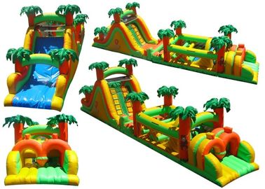 Wynajem trwały dmuchany tor przeszkód dla Jungle Themed Party
