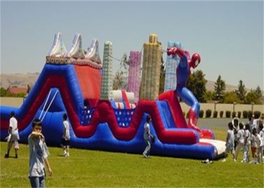 Wodoodporny Duży Commercial Spiderman Bouncer Tor przeszkód do wynajęcia