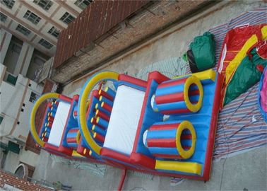 Giant Adult Inflatable Obstacle Course / Moon Bounce Obstacle Course Rental