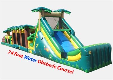 74 Foot Outdoor Kids Inflatable Przeszkoda dla interaktywnych gier