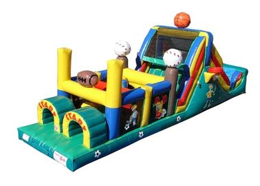 Zabawne Koszykówka Nadmuchiwane Kursy Przeszkód Do Wynajęcia, Moon Bounce Tor Przeszkód