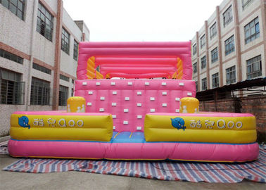 Piękne dmuchane gry interaktywne Blow Up Rock Climbing Wall For Kids