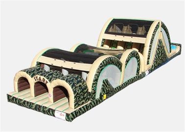 Rent Playground Nadmuchiwany tor przeszkód wojskowych z trzema pasami ruchu