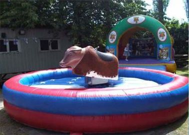 Szalone śmieszne dmuchane gry interaktywne Mechanical Bull Rodeo For Park