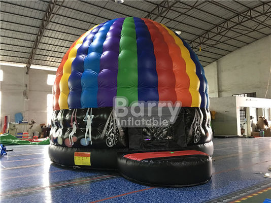 Wodoodporny nadmuchiwany bramkarz Disco Jumping House o średnicy 8 m