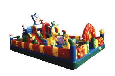 Dostosowany rozmiar nadmuchiwanego parku rozrywki Commercial Bounce House