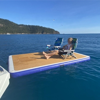 OEM Nadmuchiwane pływające doki dokujące Drop Stitch PVC Ocean Floats and Trats