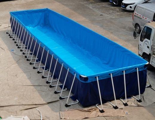 Przenośny basen SCT PVC nad ziemią metalowa rama 12 * 3 * 1,32 m